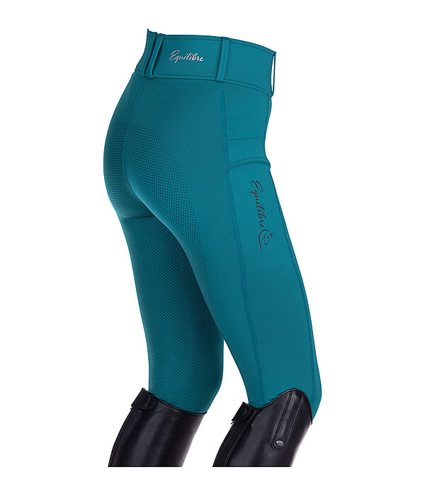 Pantaloni da equitazione hybrid full grip per bambini Ilva