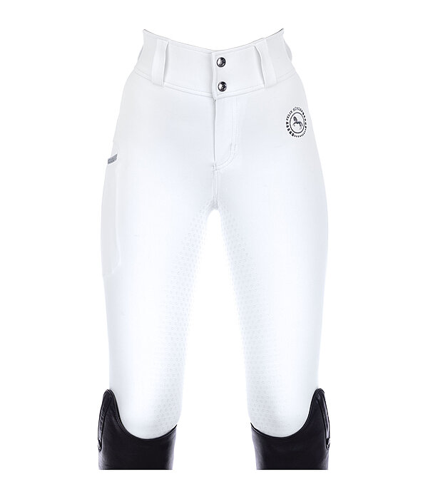 Pantaloni da equitazione hybrid full grip per bambini Jola