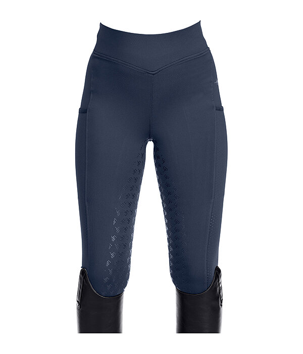 Leggings da equitazione full grip per bambini Laser Cut