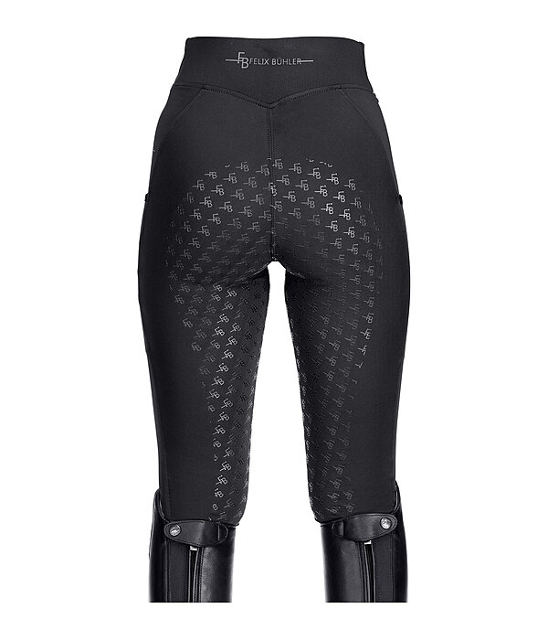 Leggings da equitazione full grip per bambini Laser Cut
