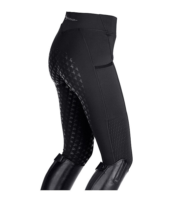 Leggings da equitazione full grip per bambini Laser Cut