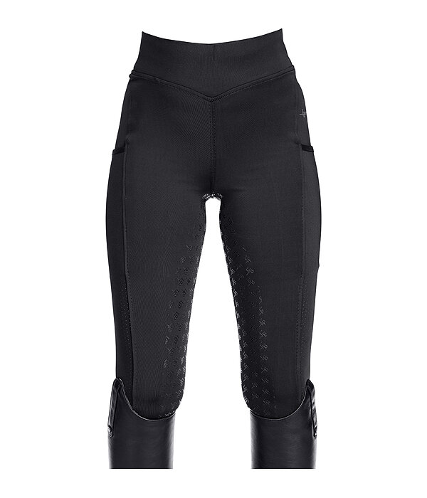 Leggings da equitazione full grip per bambini Laser Cut