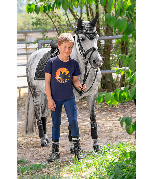 Pantaloni da equitazione full grip per bambini Lorin