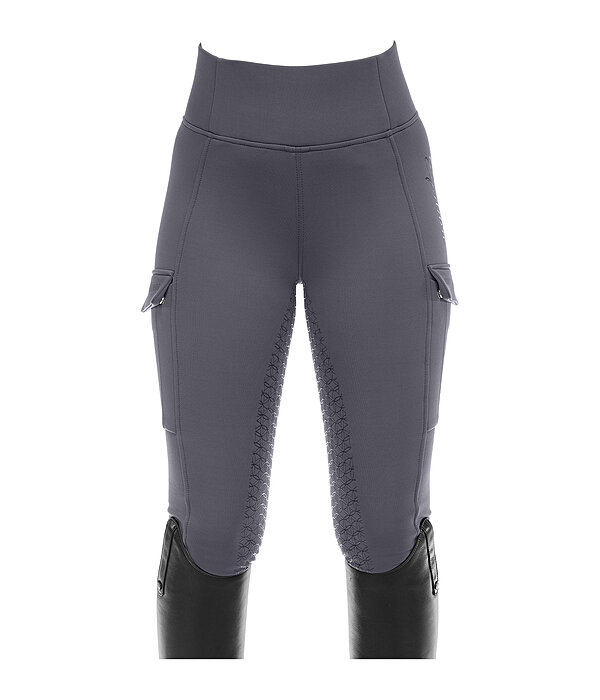 Equilibre Leggings da equitazione termici a vita alta per bambini Lio