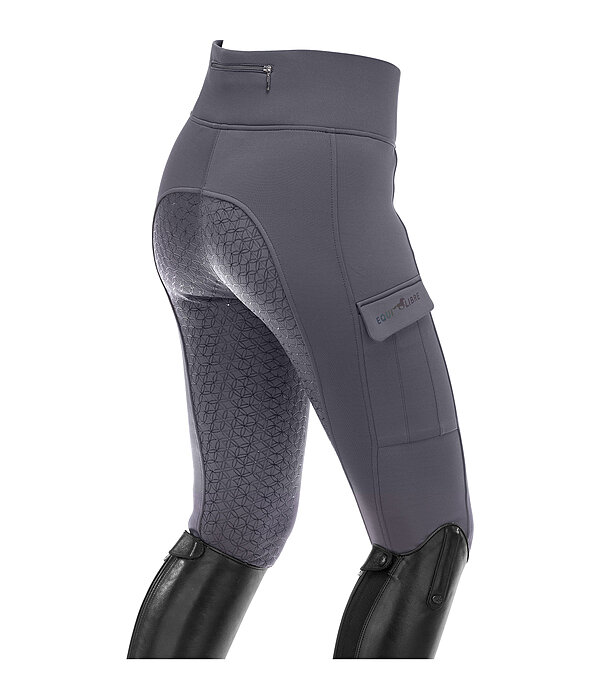 Equilibre Leggings da equitazione termici a vita alta per bambini Lio