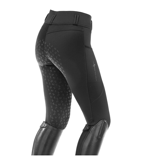 Pantaloni da equitazione termici full grip per bambini Lovis