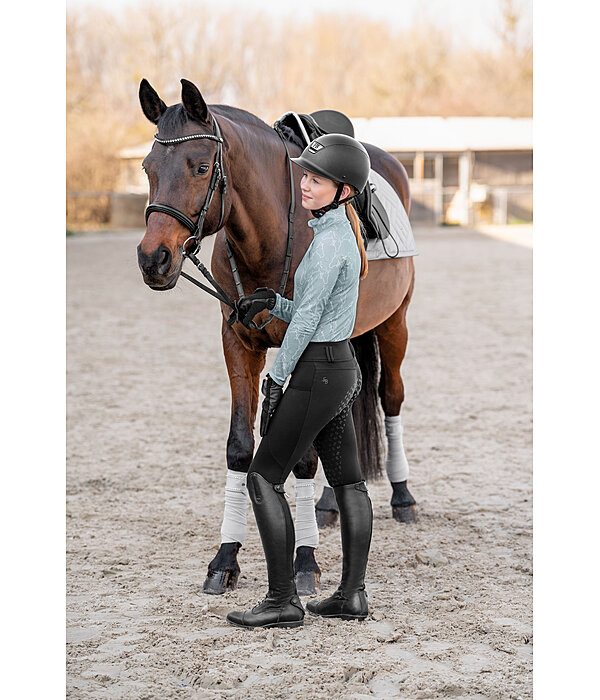 Pantaloni da equitazione termici full grip per bambini Lovis
