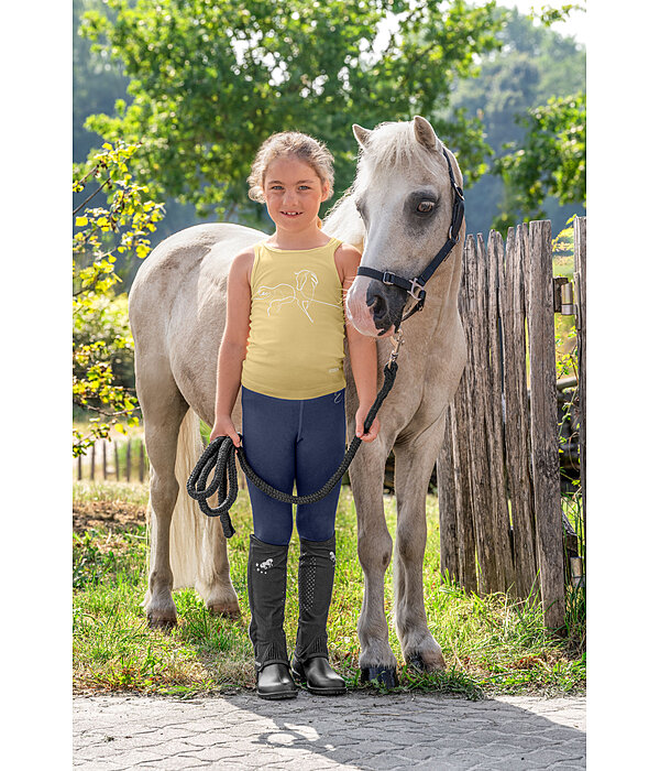 Leggings da equitazione con grip al ginocchio per bambini Beginner