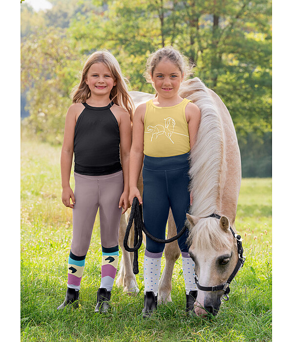 Leggings da equitazione full grip per bambini Beginner