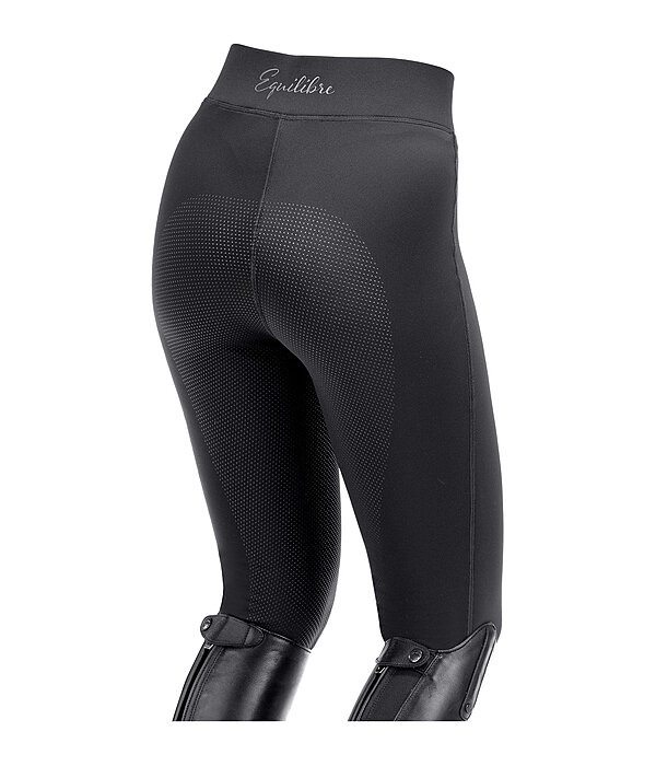 Leggings da equitazione termici full grip per bambini Beginner
