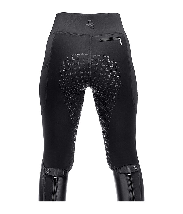 Leggings da equitazione termici full grip per bambini Lene