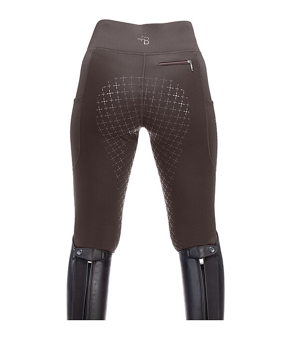 Leggings da equitazione termici full grip per bambini Lene