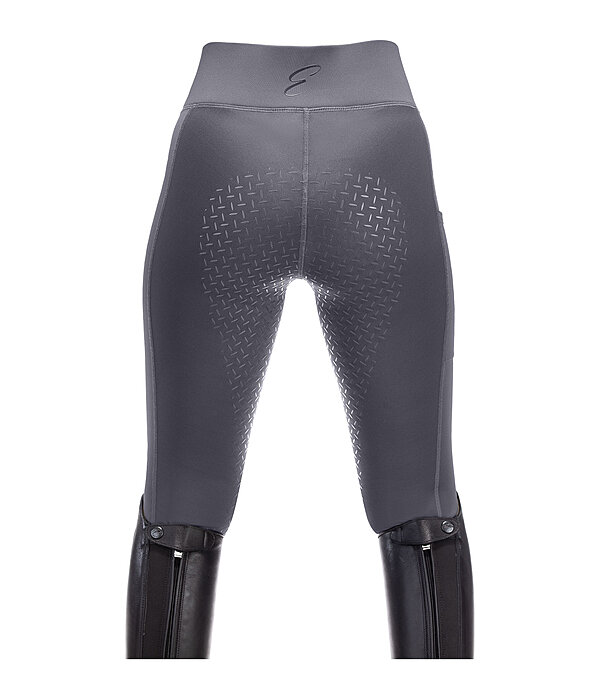 Leggings da equitazione termici full grip per bambini Elina