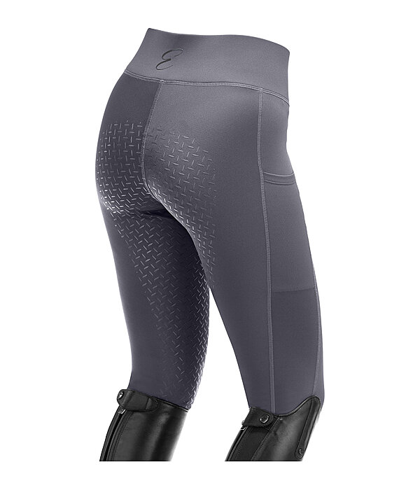 Leggings da equitazione termici full grip per bambini Elina