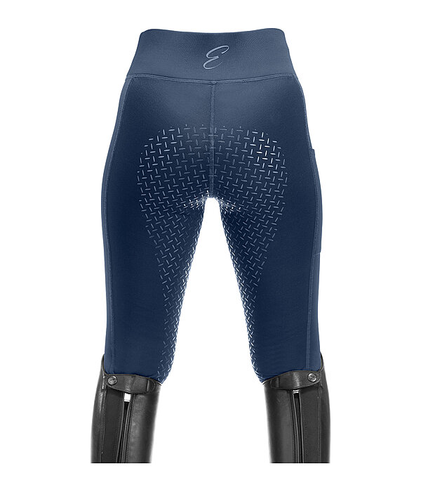 Leggings da equitazione termici full grip per bambini Elina