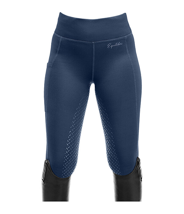 Leggings da equitazione termici full grip per bambini Elina