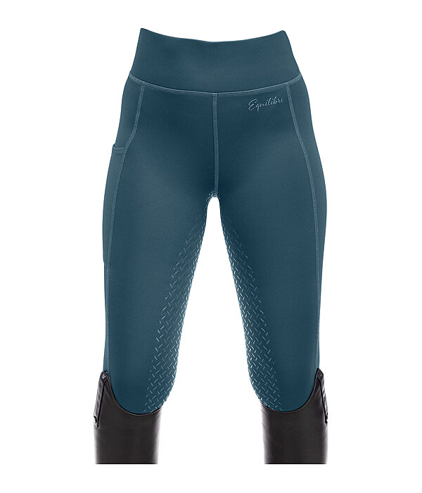 Leggings da equitazione termici full grip per bambini Elina