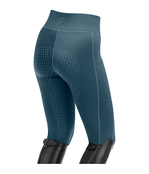 Leggings da equitazione termici full grip per bambini Elina