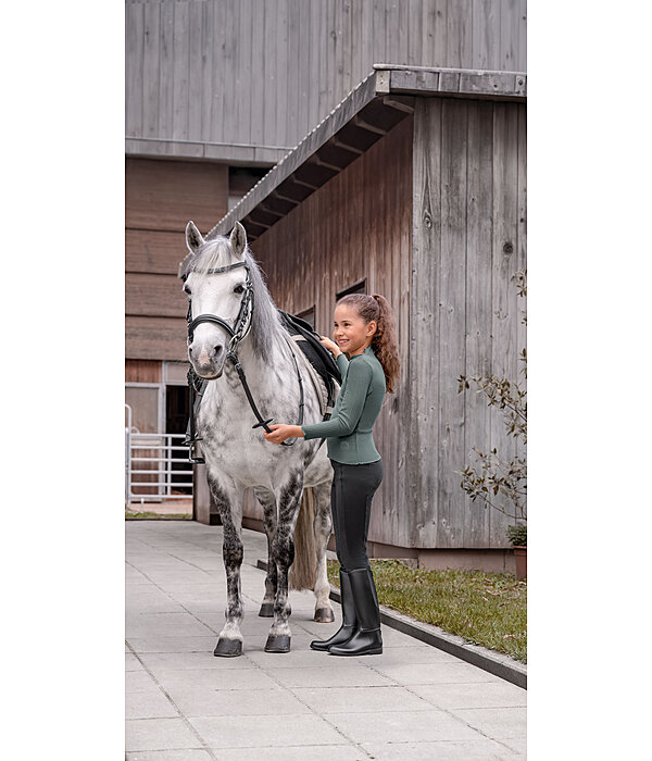 Leggings da equitazione termici full grip per bambini Elina