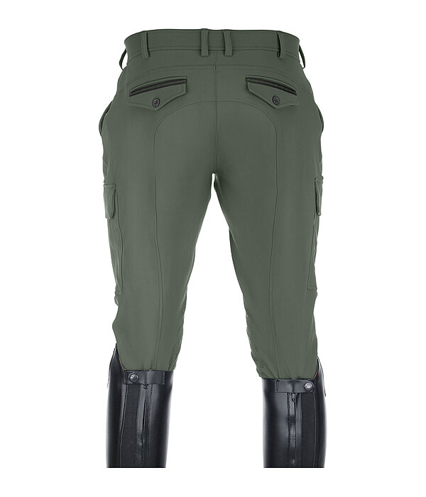 Pantaloni da equitazione hybrid da uomo con grip al ginocchio Lucas