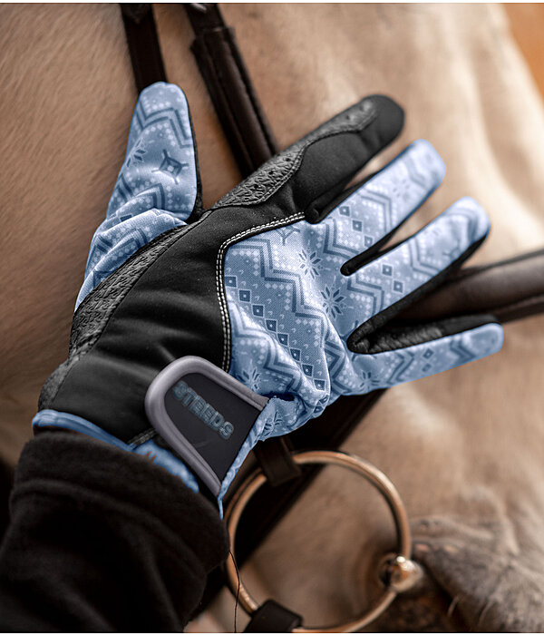 Guanti da equitazione invernali in softshell Steyr