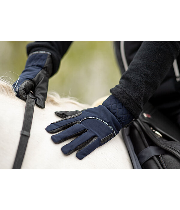 Guanti da equitazione invernali  in softshell Grip Tech