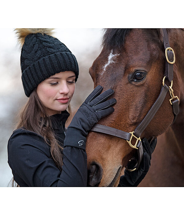 Guanti da equitazione invernali softshell Sparkle