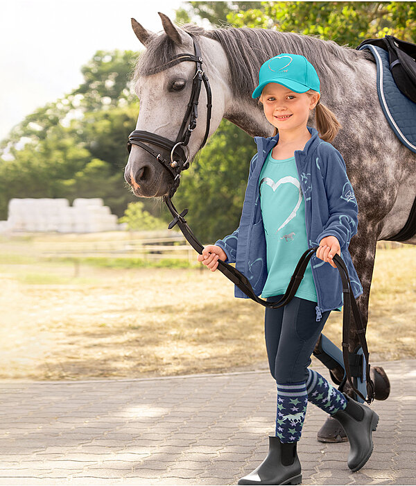 Outfit da bambini Hearty in dusty-denim
