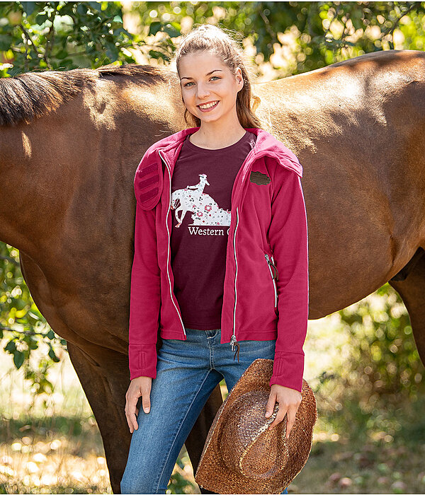 Outfit western Kiona in lampone