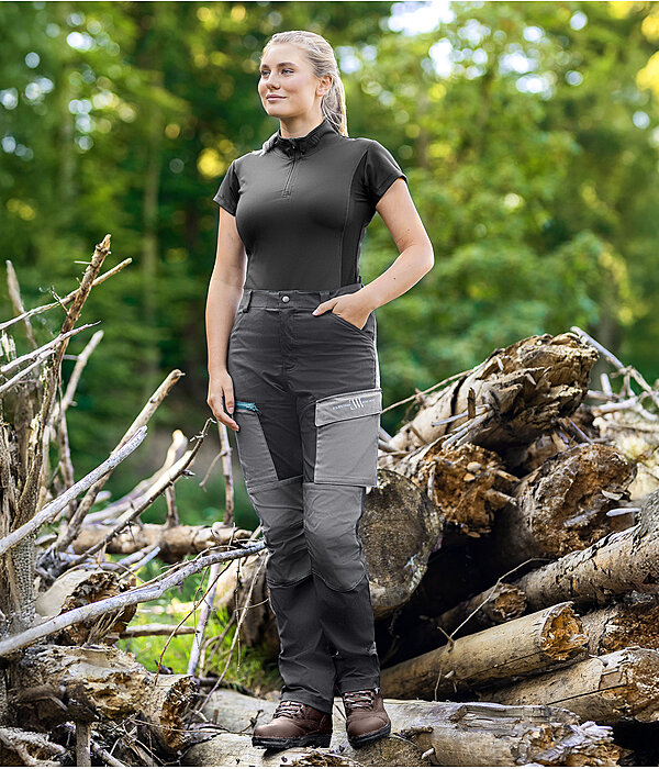 EWW-Outfit t-shirt funzionale in nero