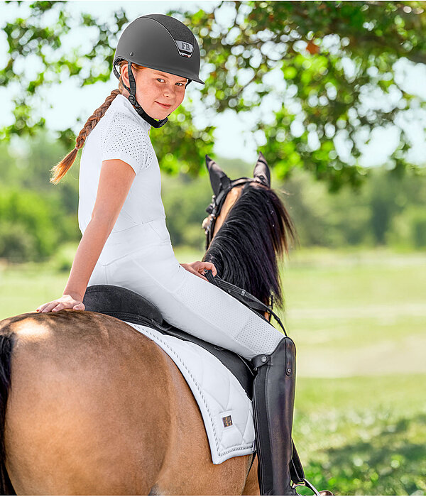Outfit da gara per bambini Celina in bianco