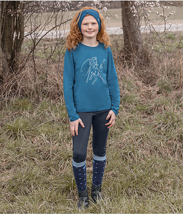 Outfit da bambini Sissi in blu cobalto