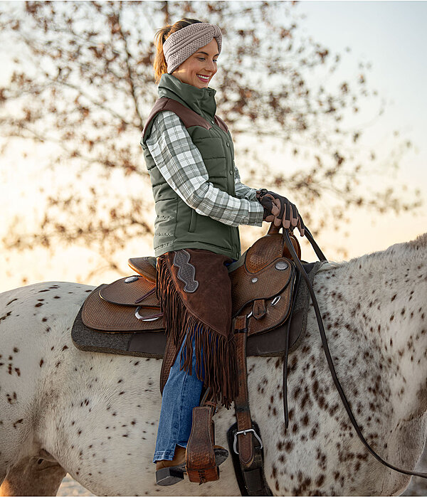 Outfit western Hazel in verde muschio