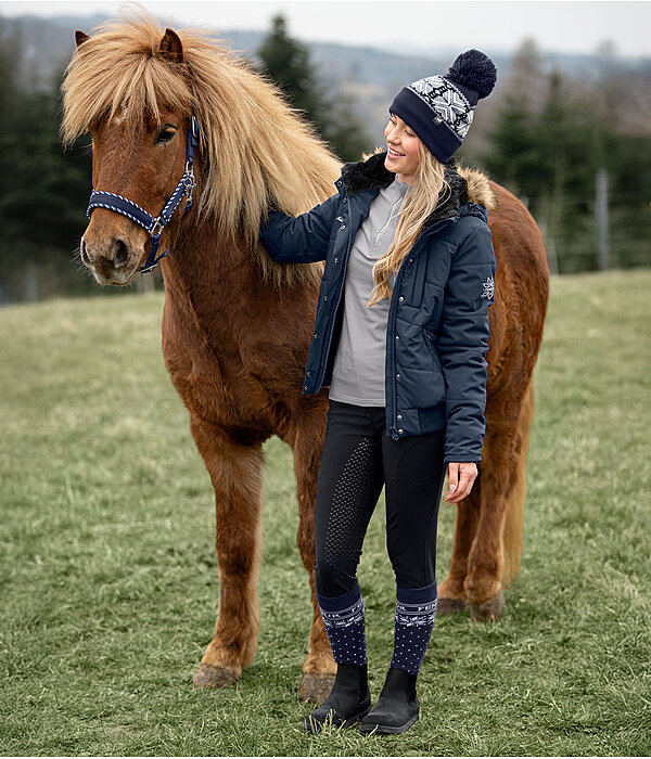 Outfit islandese Elgur in blu notte