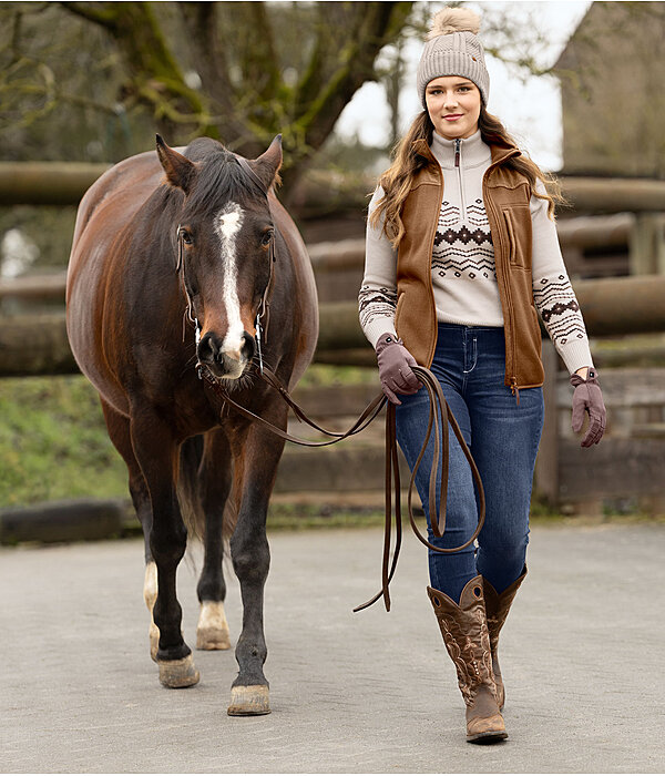 Outfit western Siyana in caramello